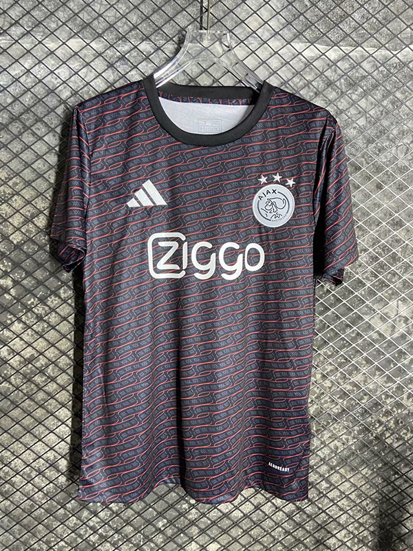 AAA Quality Ajax 24/25 Black/Red Training Jersey